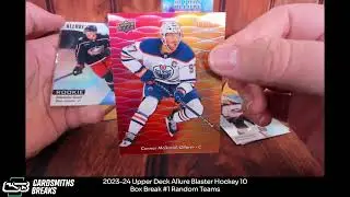2023-24 Upper Deck Allure Blaster Hockey 10 Box Break #1