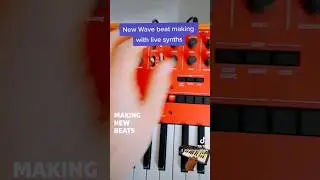 New wave beat making with live synths ⚡🎹