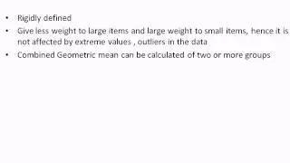 v100910 4Geometric Mean   merits and demerits
