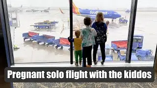 BEST TIPS FOR FLYING SOLO WITH KIDS!!! | pregnant mom of 3