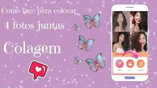 Como fazer colagem com 4 fotos