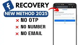 Facebook Recovery | No Email, No Phone? Do This!