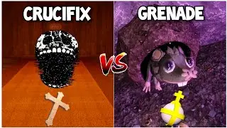 All Enemies vs Holy Hand Grenade vs Crucifix In Doors The Content Update