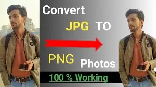How to convert JPG image to PNG image on android//Convert JPG into PNG photos