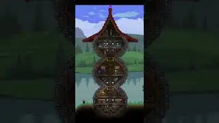 Крутые постройки в Terraria  (Часть 2)