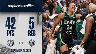 Napheesa Collier Scores 42 Points in Win vs. Phoenix Mercury | 09.24.24