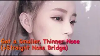 Get a Smaller, Thinner Nose (updated ver.) **subliminal**