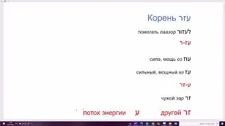 1 Метод опорных ассоциаций (начало), запоминание корней в иврите. Рассказывает Йорам Лемельман