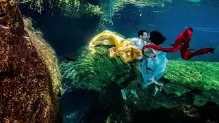 Trash The Dress Underwater  -  The making of - Sebi Messina Photography