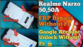 Realme Narzo 50,5A Frp Bypass Without Pc Google Account Unlock Without Pc 🔓