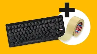 Wooting 80HE + Tape Mod: Cheap & Simple!