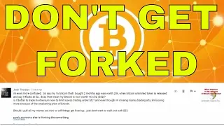 Bitcoin Fork What Happens To My Coins | Everyone Is Confused Me Included