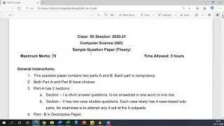 Computer Science QP Analysis