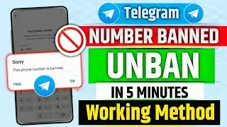 Telegram Number Banned Fix 2026 | This Phone Number is Banned Problem Solve | Unban in 5 Minutes 🔥
