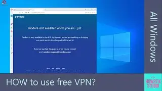 How to use free VPN in Windows?