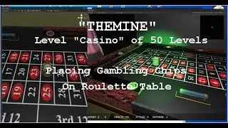Placing Gambling Chips On Roulette Table