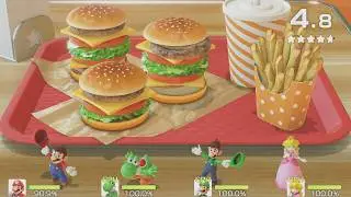 Burger Builders - Super Mario Party Jamboree Minigames