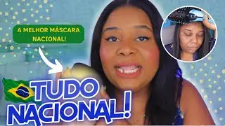 ACHEI A MELHOR MÁSCARA DO BRASIL!😍ROTINA CAPILAR PARA CABELO ALISADO✨✌🏾