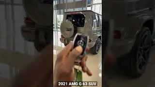 2021 Mercedes AMG G 63 SUV In G Manufaktur Arabian Grey Color