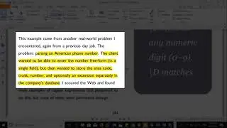Case Study (Parsing Phone Numbers 1)