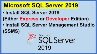 How to install SQL Server 2019 & SQL Server Management Studio (SSMS)