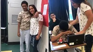Classmate Cries When Teen Uses First Job Money To Buy Him Sneakers