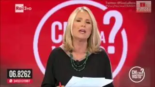 Federica Sciarelli legge chat porno piene di parolacce e insulti a Chi L'ha Visto in diretta TV