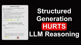 Structured generation hurts LLM reasoning performance (Paper Explainer)