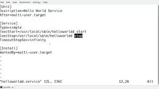 How to  create a systemd service.