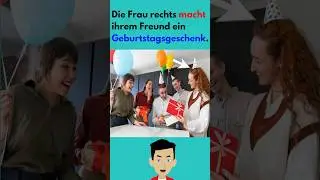 Bildbeschreibung B1 Prüfung - Geburtstag  #deutsch