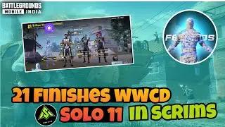 21 Finishes WWCD 🍗in @AslaaaEsports | Solo 11 Finishes Domination by NEW Team💀| BGMI 🇮🇳| FeartosXD