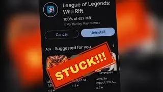 Wildrift stuck at 100% update in playstore FIX!!!