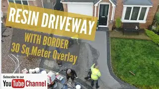 Driveway transformation using Resin Bound - Resin install