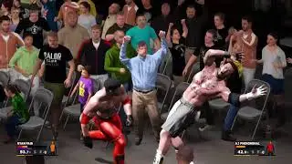 WWE 2k17 AJ Phenomenal vs Ryan Pain