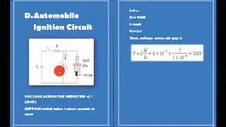 AUTOMOBILE IGNITION CIRCUIT