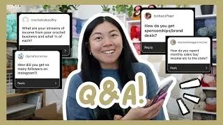 My BIGGEST Advice for Starting & Running Your Small Business | Q&A Vlog | My Crochet Business 🧶
