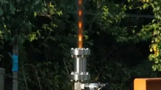 First Test of a Small-Scale Solid Rocket Motor ǀ Sept. 2016