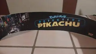 2019 Pokémon: Detective Pikachu Movie Theater Mylar Poster - EXTREMELY RARE COLLECTIBLE!!!