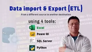 How to import & export Data from different sources to other tools- For beginners.