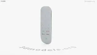 Sony Media Remote 3D model by 3DModels.org