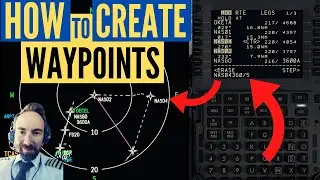 737 FMC - [How To Create an FMC Off-Route Waypoint]