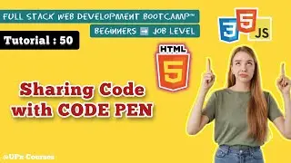 Code Sharing #Html || Tutorial 50 || @UPx Courses