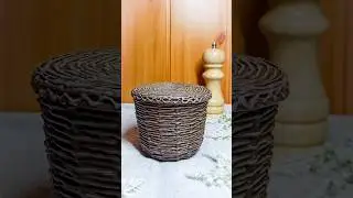 Мастер-класс корзинка. Превращаем хлам в полезные вещи.