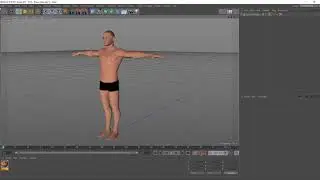 Cinema 4D Motion Clip - T-Pose to Animation (and a little Marvelous Designer)
