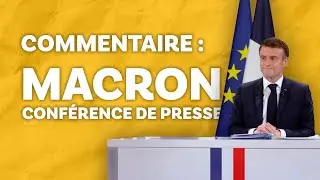 Commentaire du discours : Conférence de presse d'Emmanuel Macron