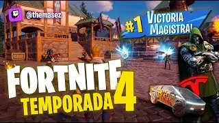 PROBÉ la NUEVA temporada 4 de FORTNITE y así es... ⚡🙀🔫
