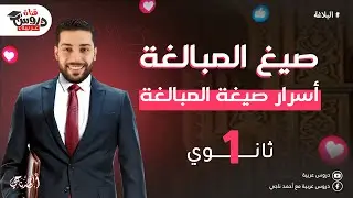 صيغ المبالغة | نحو | للثانوية العامة - دروس عربية