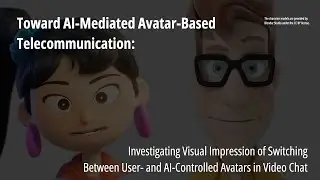 Investigating Visual Impression of Switching Between User- and AI-Controlled Avatars in Video Chat