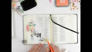 I Am Strong Day 1 Bible Journaling | Wilna Furstenberg
