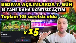 BEDAVA AÇILIMLARDA 7. GÜN ! KAÇ EPİC GELİR 👀 15 FARKLI HESAPTA TOPLAM 105 ÜCRETSİZ AÇILIM eFootball